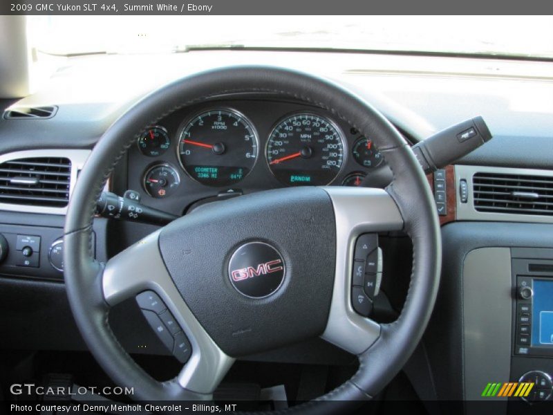 Summit White / Ebony 2009 GMC Yukon SLT 4x4