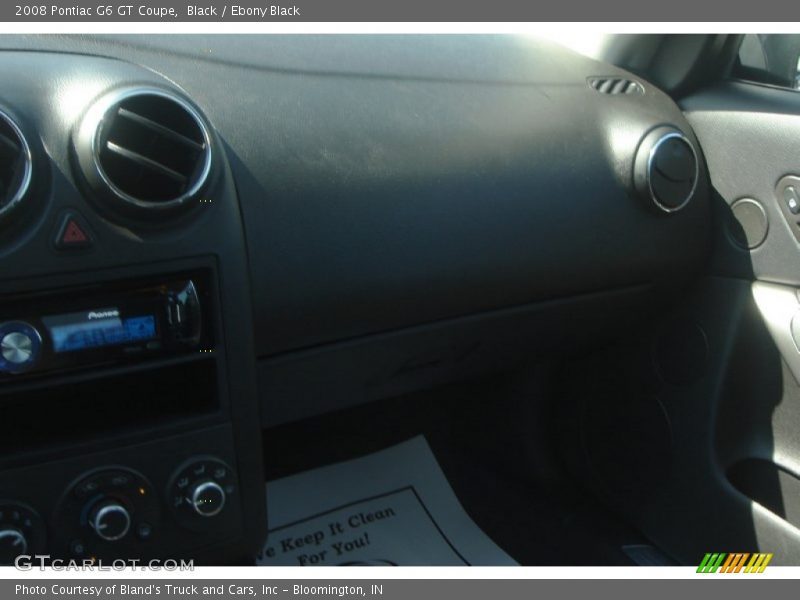 Black / Ebony Black 2008 Pontiac G6 GT Coupe
