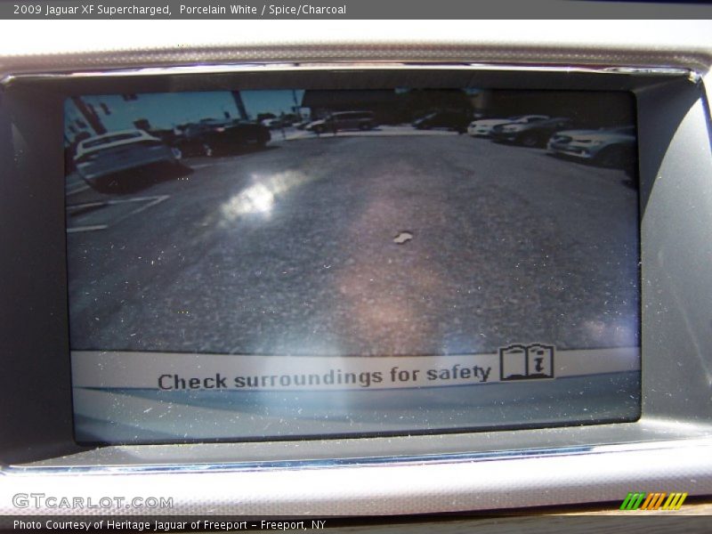 Porcelain White / Spice/Charcoal 2009 Jaguar XF Supercharged