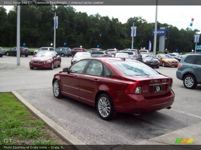 Flamenco Red Metallic / Umbra/Calcite Leather 2011 Volvo S40 T5