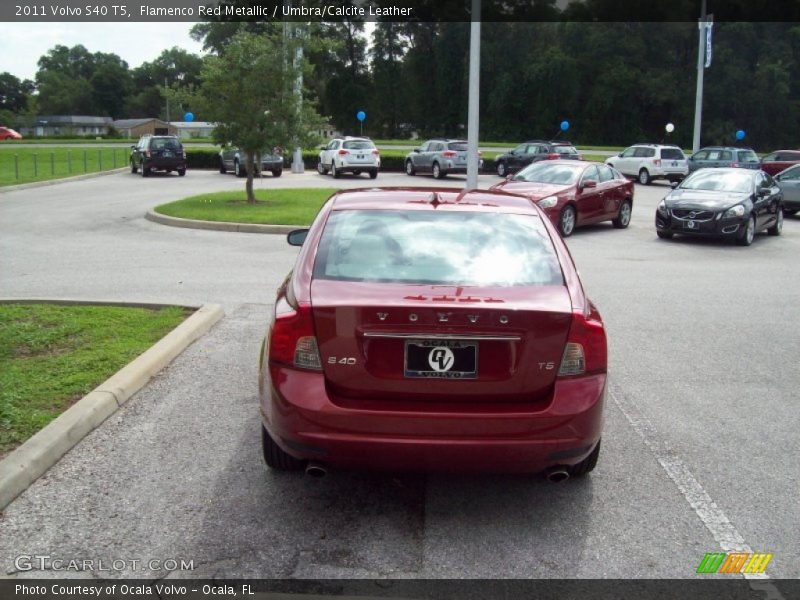 Flamenco Red Metallic / Umbra/Calcite Leather 2011 Volvo S40 T5
