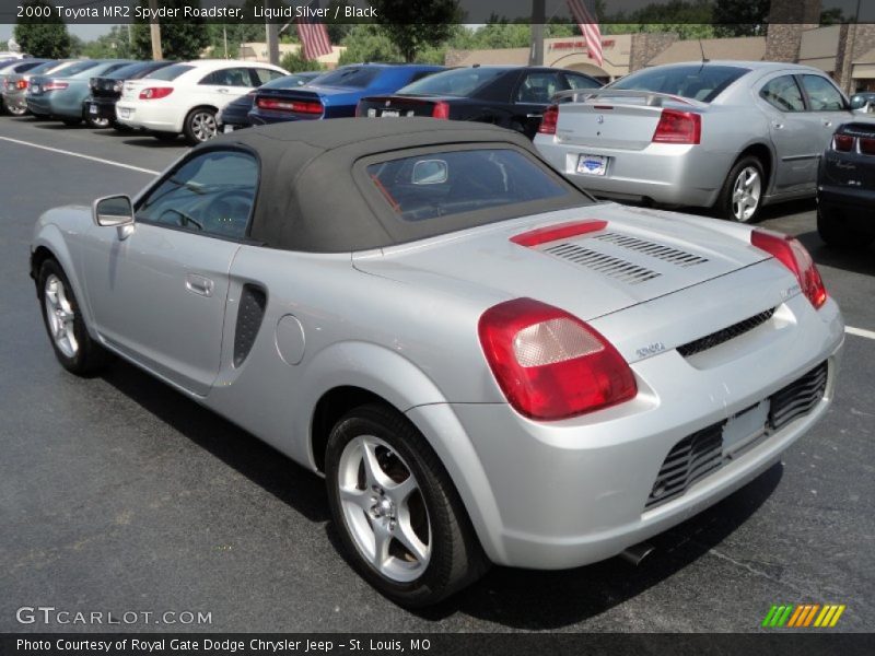 Liquid Silver / Black 2000 Toyota MR2 Spyder Roadster