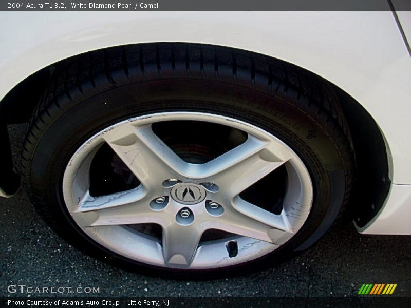 White Diamond Pearl / Camel 2004 Acura TL 3.2