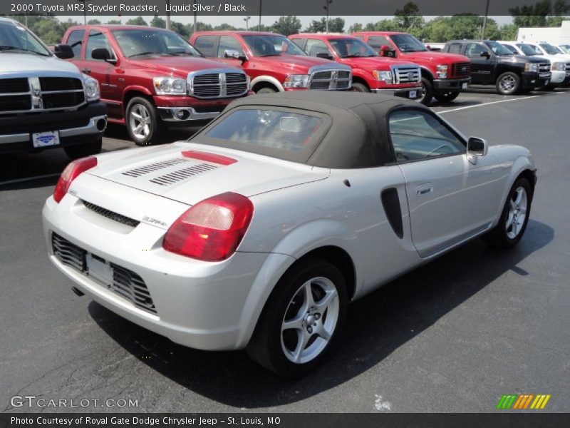 Liquid Silver / Black 2000 Toyota MR2 Spyder Roadster