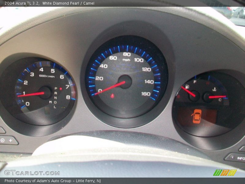 White Diamond Pearl / Camel 2004 Acura TL 3.2