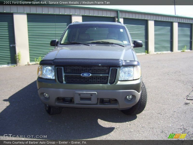 Spruce Green Metallic / Medium Prairie Tan 2001 Ford Explorer Sport 4x4