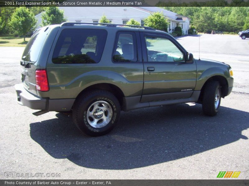 Spruce Green Metallic / Medium Prairie Tan 2001 Ford Explorer Sport 4x4