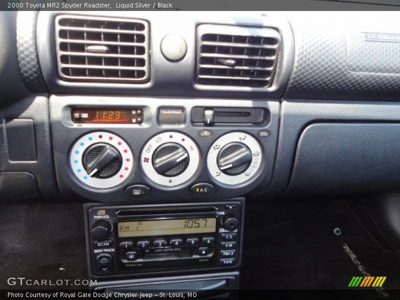 Controls of 2000 MR2 Spyder Roadster