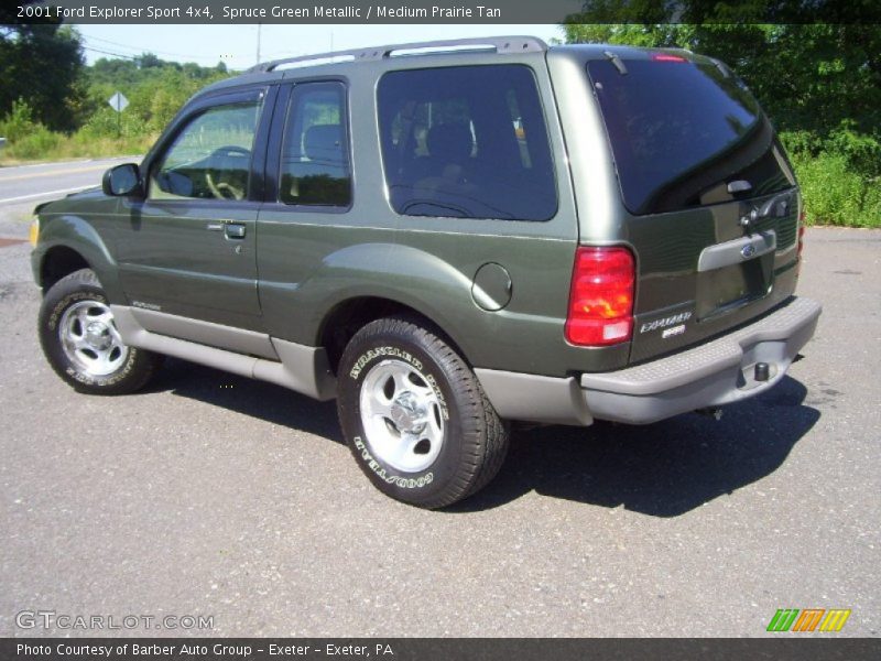 Spruce Green Metallic / Medium Prairie Tan 2001 Ford Explorer Sport 4x4