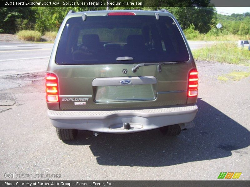 Spruce Green Metallic / Medium Prairie Tan 2001 Ford Explorer Sport 4x4