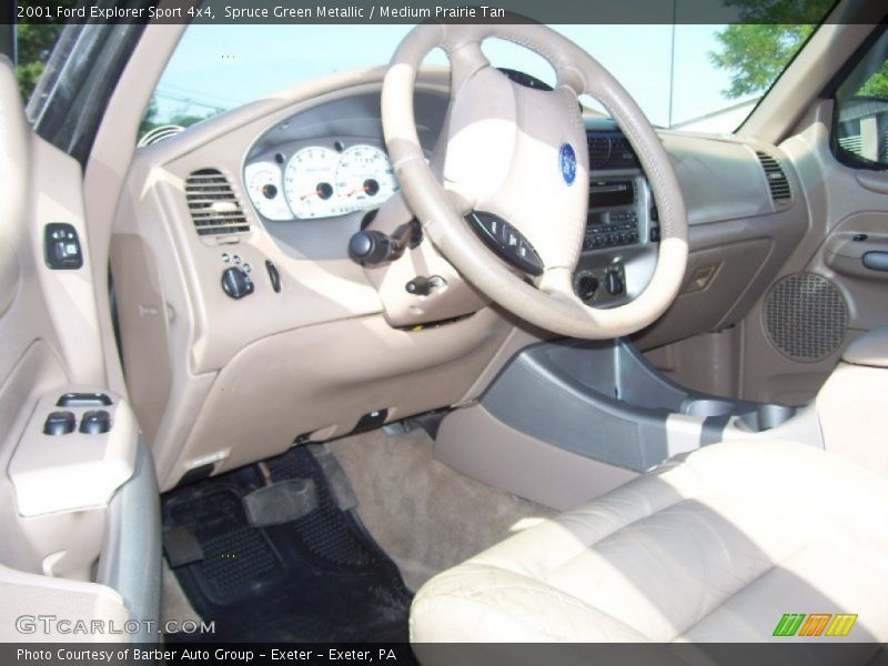 Spruce Green Metallic / Medium Prairie Tan 2001 Ford Explorer Sport 4x4