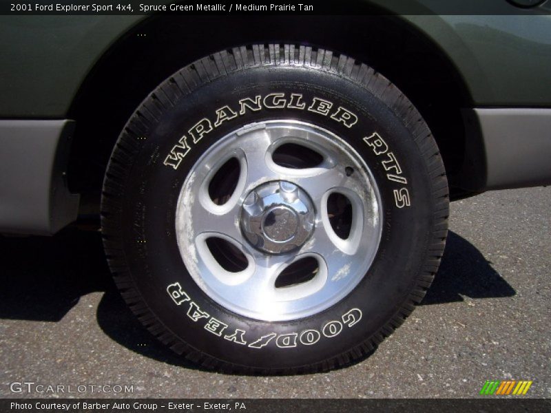 Spruce Green Metallic / Medium Prairie Tan 2001 Ford Explorer Sport 4x4