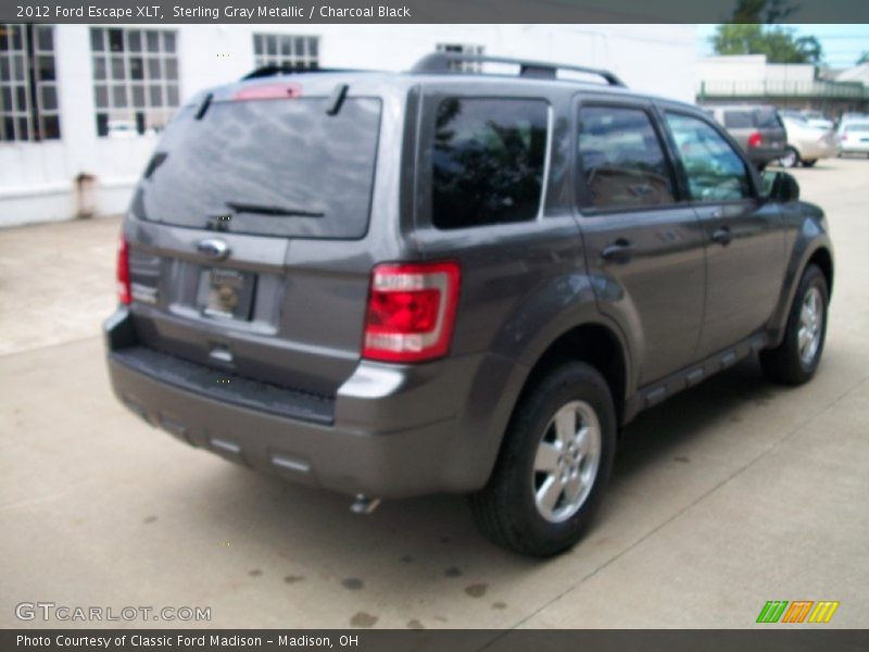 Sterling Gray Metallic / Charcoal Black 2012 Ford Escape XLT