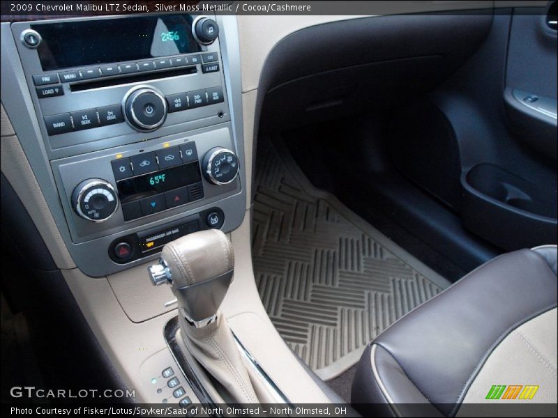 Silver Moss Metallic / Cocoa/Cashmere 2009 Chevrolet Malibu LTZ Sedan