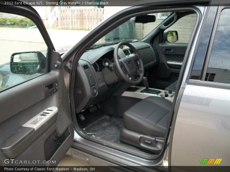 2012 Escape XLT Charcoal Black Interior