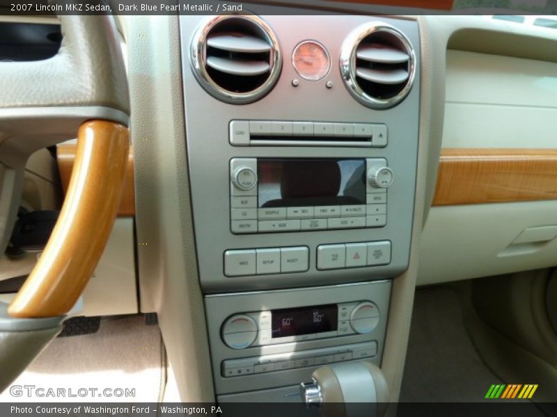 Dark Blue Pearl Metallic / Sand 2007 Lincoln MKZ Sedan