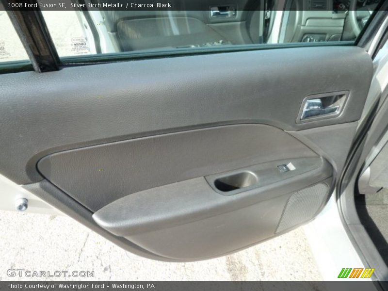 Silver Birch Metallic / Charcoal Black 2008 Ford Fusion SE