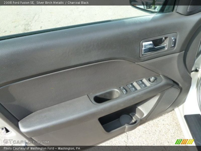 Silver Birch Metallic / Charcoal Black 2008 Ford Fusion SE