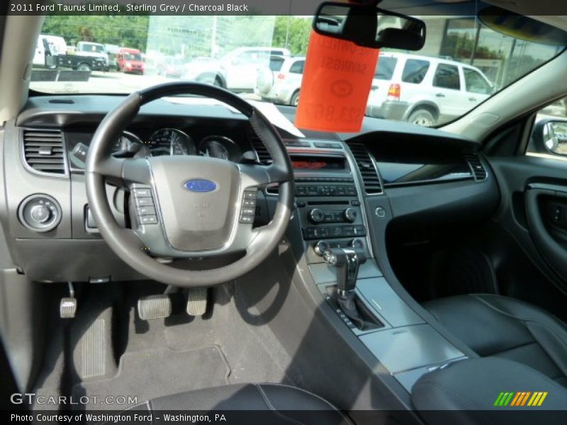 Sterling Grey / Charcoal Black 2011 Ford Taurus Limited