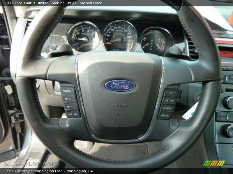 Sterling Grey / Charcoal Black 2011 Ford Taurus Limited