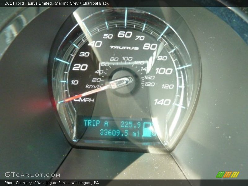 Sterling Grey / Charcoal Black 2011 Ford Taurus Limited
