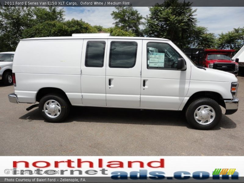 Oxford White / Medium Flint 2011 Ford E Series Van E150 XLT Cargo