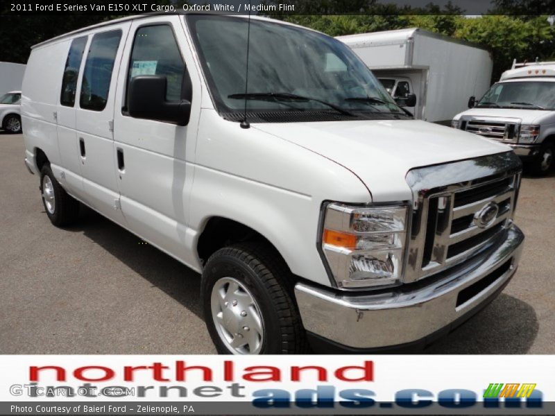Oxford White / Medium Flint 2011 Ford E Series Van E150 XLT Cargo