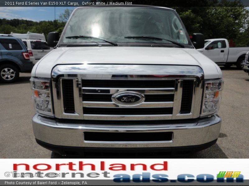 Oxford White / Medium Flint 2011 Ford E Series Van E150 XLT Cargo