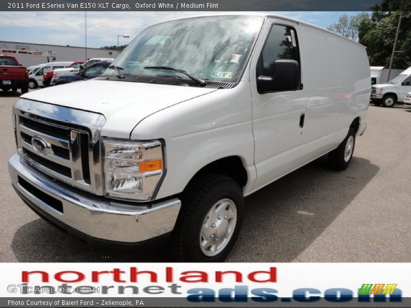 Oxford White / Medium Flint 2011 Ford E Series Van E150 XLT Cargo