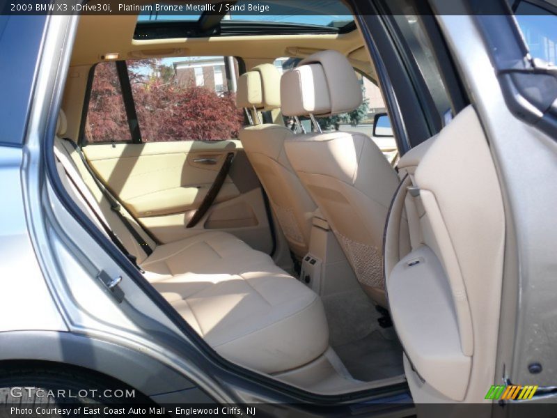 Platinum Bronze Metallic / Sand Beige 2009 BMW X3 xDrive30i