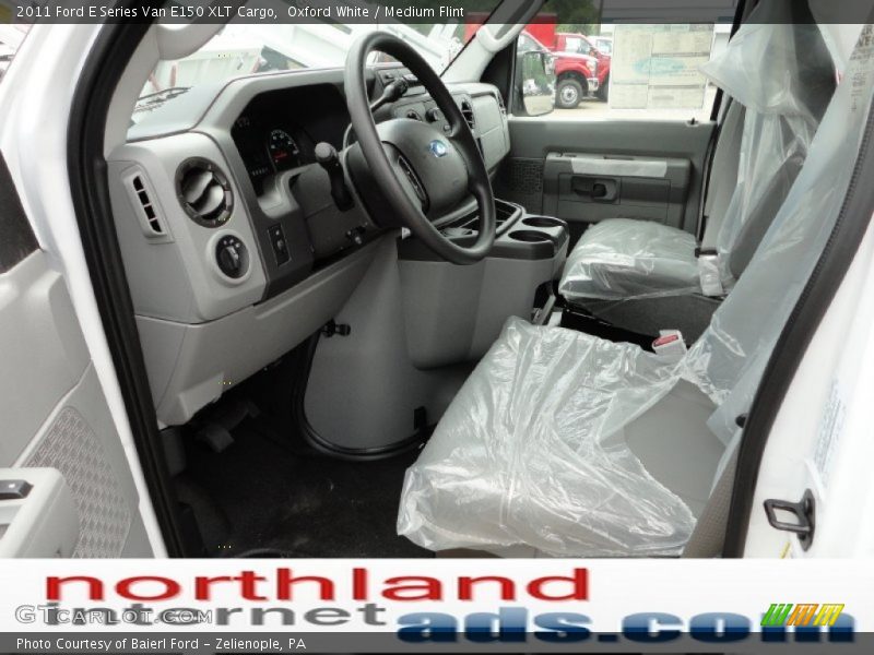 Oxford White / Medium Flint 2011 Ford E Series Van E150 XLT Cargo