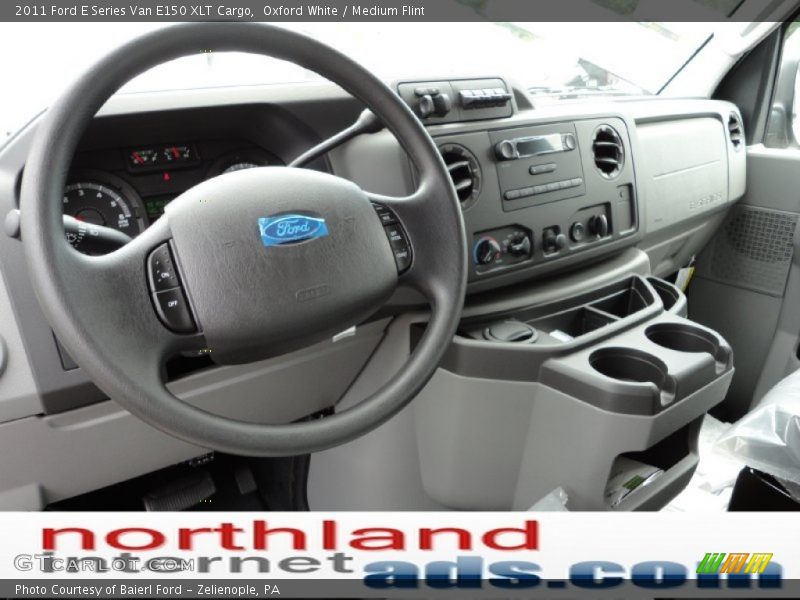 Oxford White / Medium Flint 2011 Ford E Series Van E150 XLT Cargo