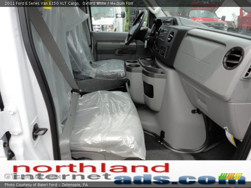 Oxford White / Medium Flint 2011 Ford E Series Van E150 XLT Cargo