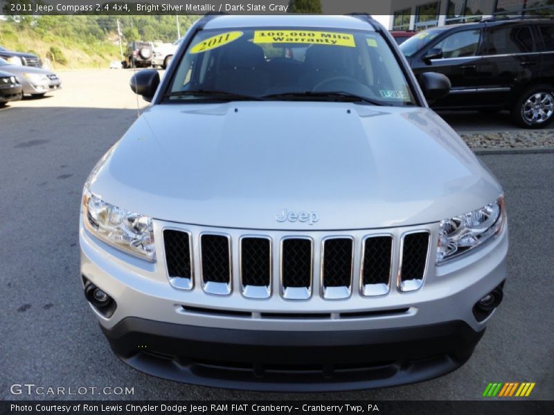 Bright Silver Metallic / Dark Slate Gray 2011 Jeep Compass 2.4 4x4