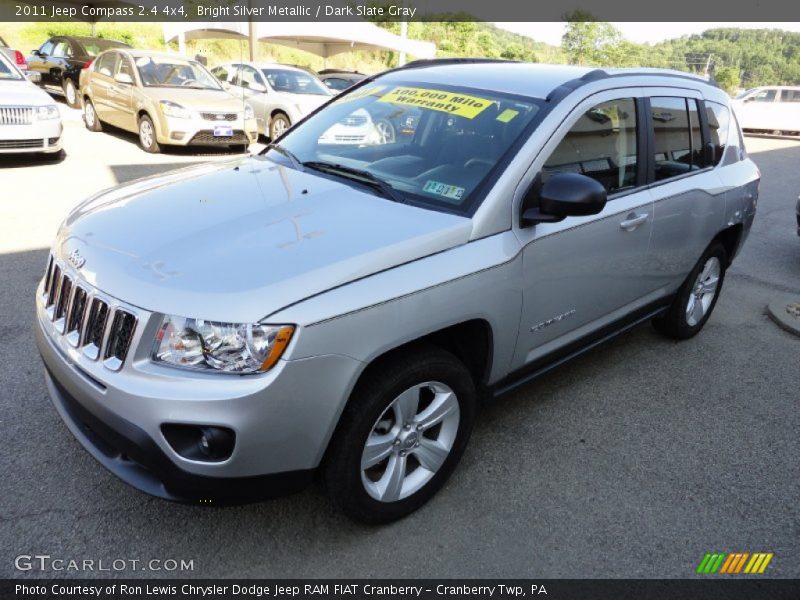 Bright Silver Metallic / Dark Slate Gray 2011 Jeep Compass 2.4 4x4