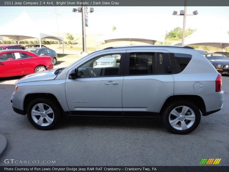 Bright Silver Metallic / Dark Slate Gray 2011 Jeep Compass 2.4 4x4