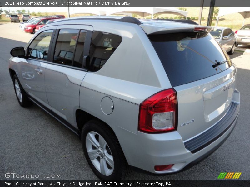 Bright Silver Metallic / Dark Slate Gray 2011 Jeep Compass 2.4 4x4
