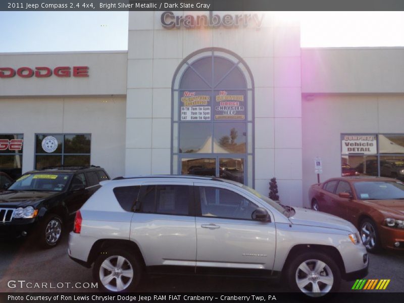 Bright Silver Metallic / Dark Slate Gray 2011 Jeep Compass 2.4 4x4