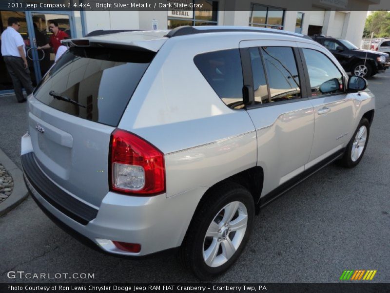 Bright Silver Metallic / Dark Slate Gray 2011 Jeep Compass 2.4 4x4