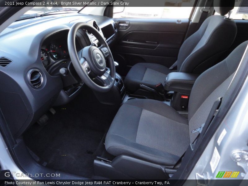 Bright Silver Metallic / Dark Slate Gray 2011 Jeep Compass 2.4 4x4