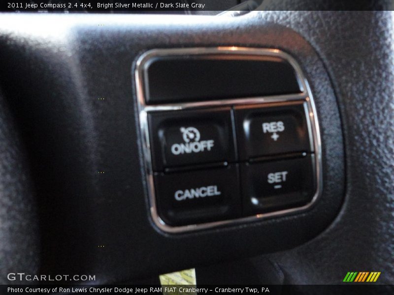 Bright Silver Metallic / Dark Slate Gray 2011 Jeep Compass 2.4 4x4