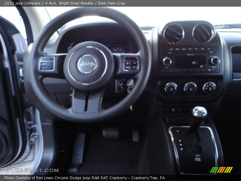 Bright Silver Metallic / Dark Slate Gray 2011 Jeep Compass 2.4 4x4