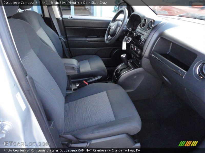 Bright Silver Metallic / Dark Slate Gray 2011 Jeep Compass 2.4 4x4