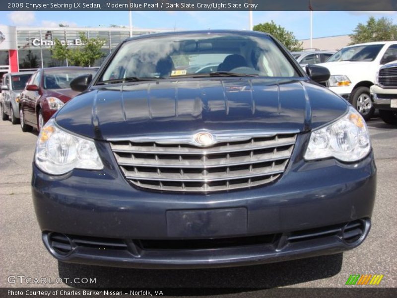 Modern Blue Pearl / Dark Slate Gray/Light Slate Gray 2008 Chrysler Sebring LX Sedan