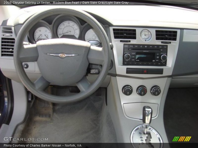 Modern Blue Pearl / Dark Slate Gray/Light Slate Gray 2008 Chrysler Sebring LX Sedan