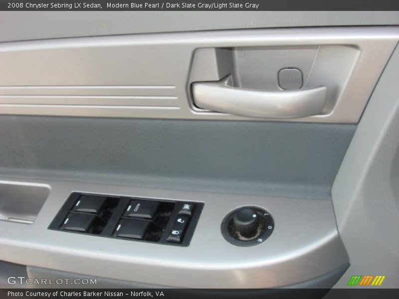 Modern Blue Pearl / Dark Slate Gray/Light Slate Gray 2008 Chrysler Sebring LX Sedan
