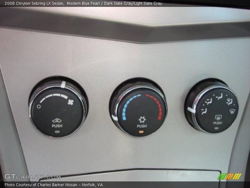 Modern Blue Pearl / Dark Slate Gray/Light Slate Gray 2008 Chrysler Sebring LX Sedan