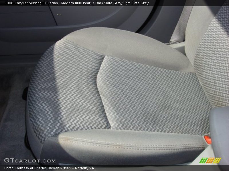 Modern Blue Pearl / Dark Slate Gray/Light Slate Gray 2008 Chrysler Sebring LX Sedan