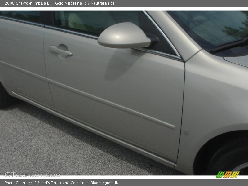 Gold Mist Metallic / Neutral Beige 2008 Chevrolet Impala LT