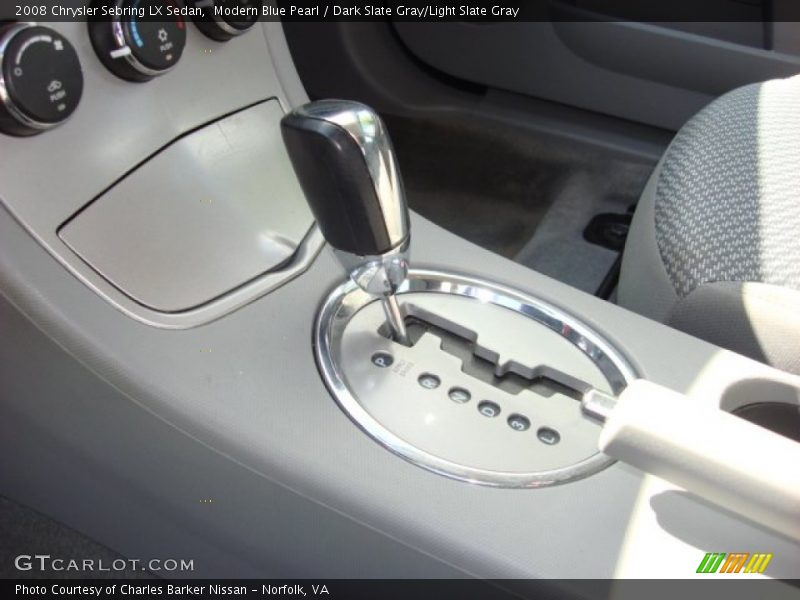 Modern Blue Pearl / Dark Slate Gray/Light Slate Gray 2008 Chrysler Sebring LX Sedan